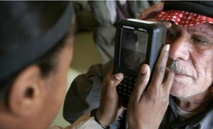 虹膜識別防偽技術